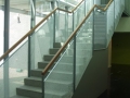 balustrady aluminiowo-szklane  z poręczną - wrocław, dolnośląskie